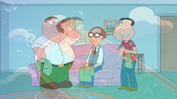 Family Guy - S10E15 - Burning Down The Bayit [1080p Web x265][AAC 5.1][Sub][Ch].mkv